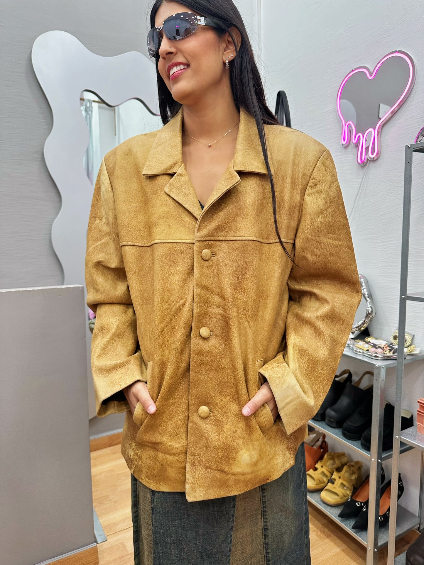 Genuine leather jacket