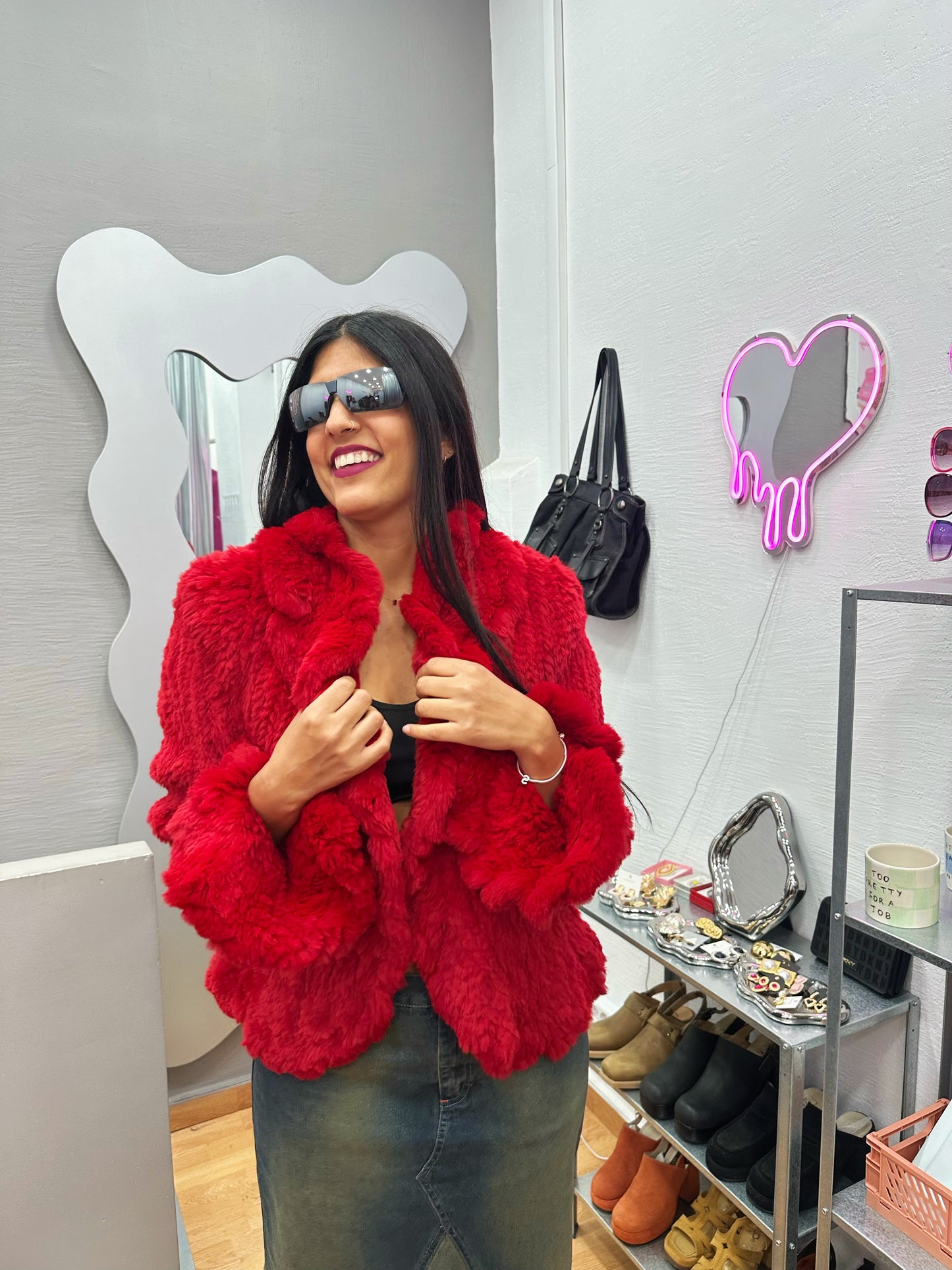 Deadstock real fur jacket