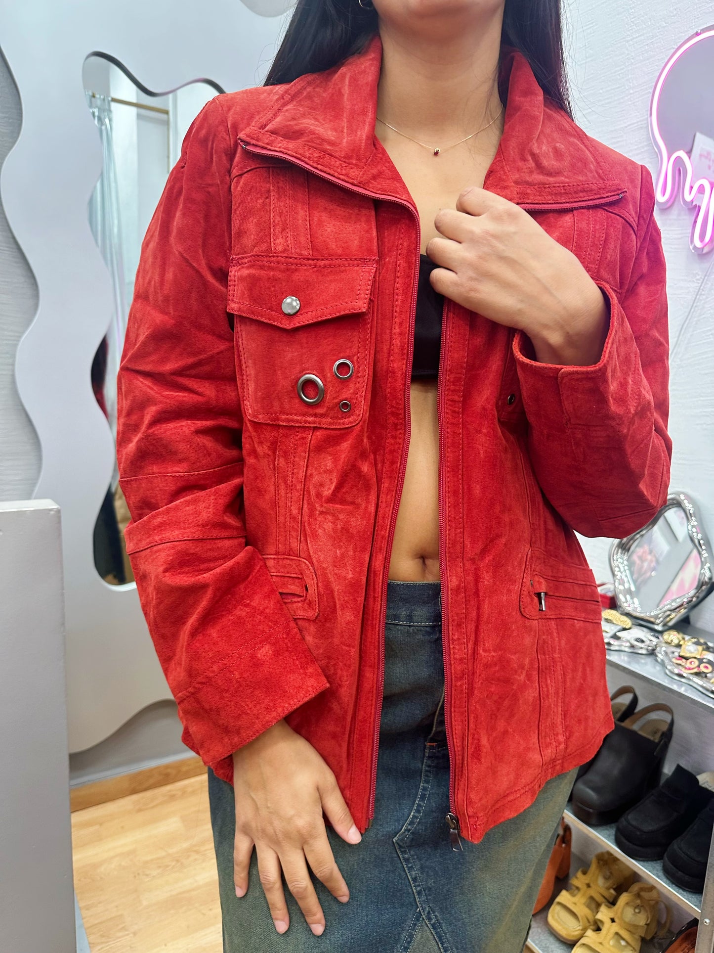 Leather jacket