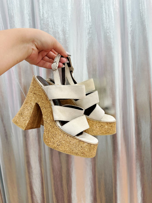 New leather heels
