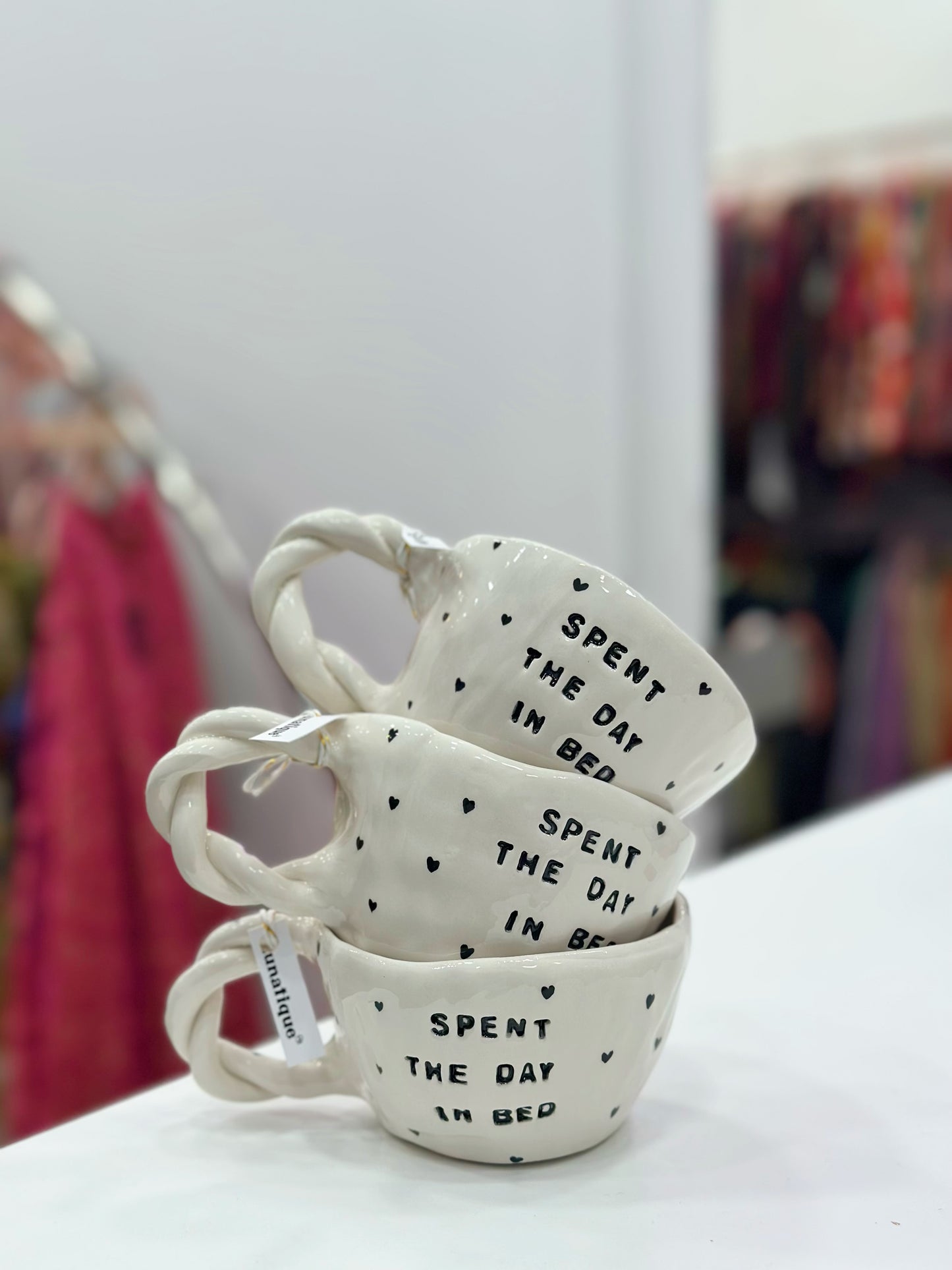 Spend the day in bed mug
