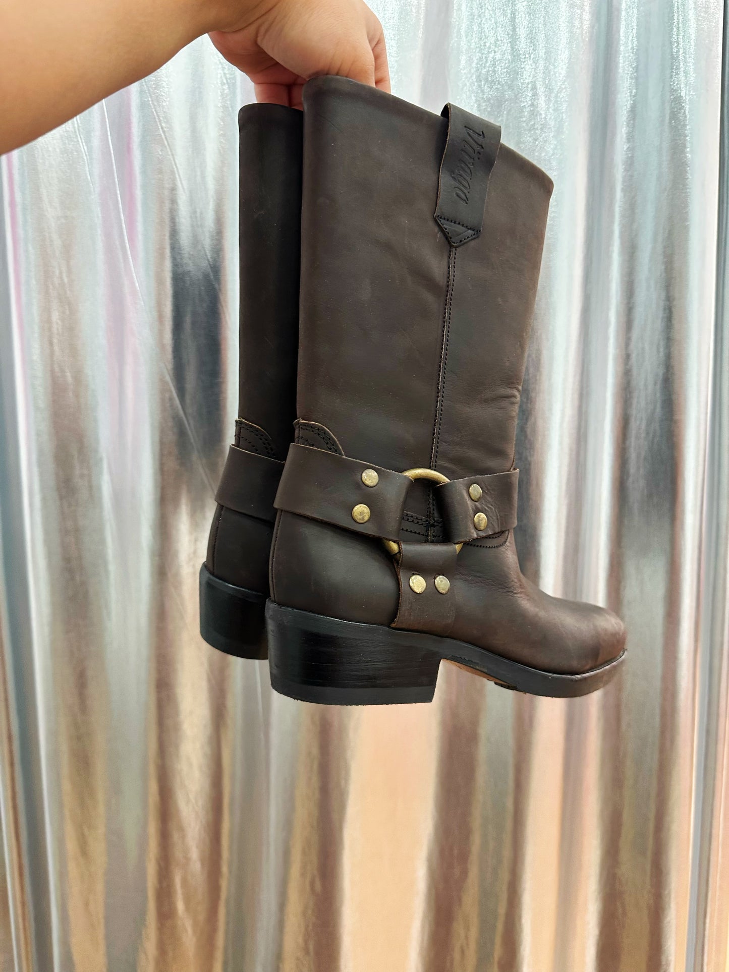 Deadstock leather boots