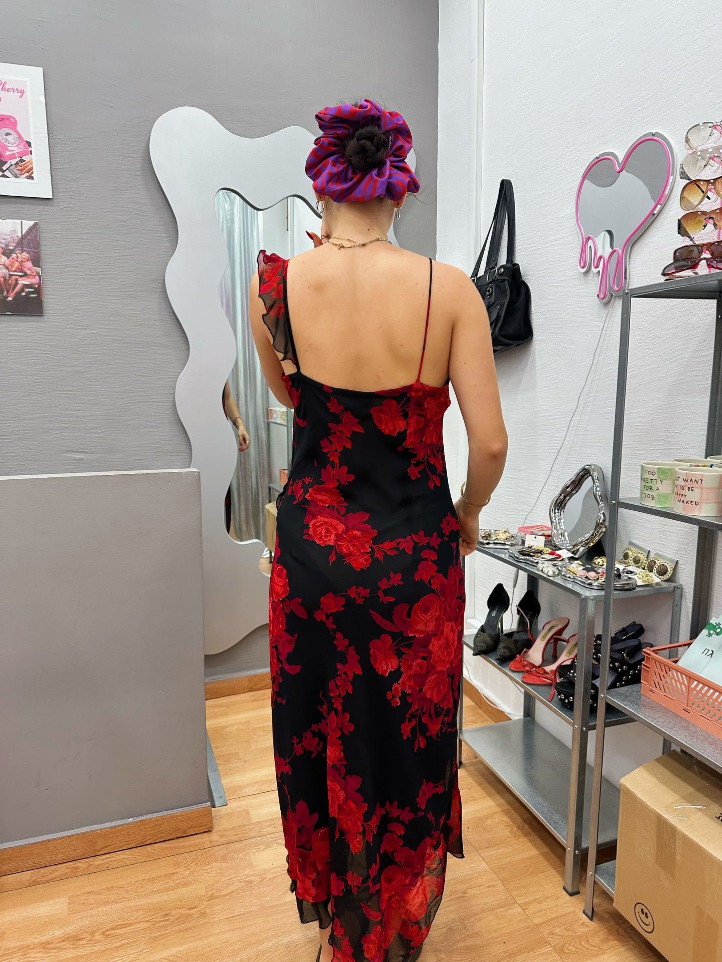 Flower 90s maxi dress