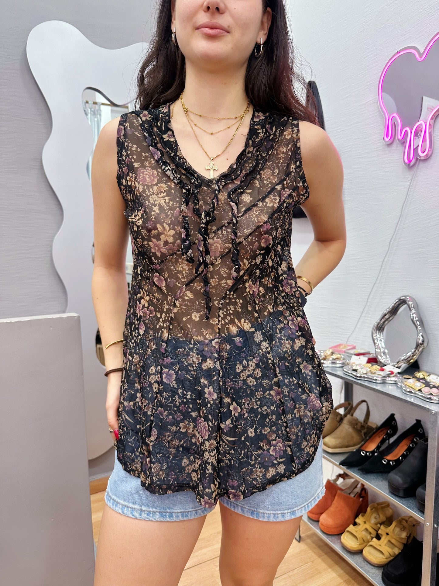 Sheer top