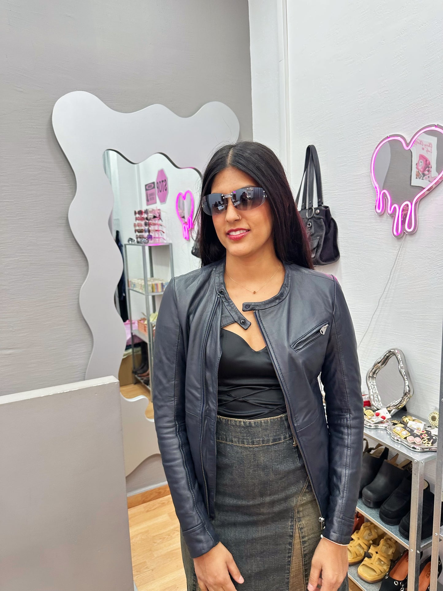 Leather jacket