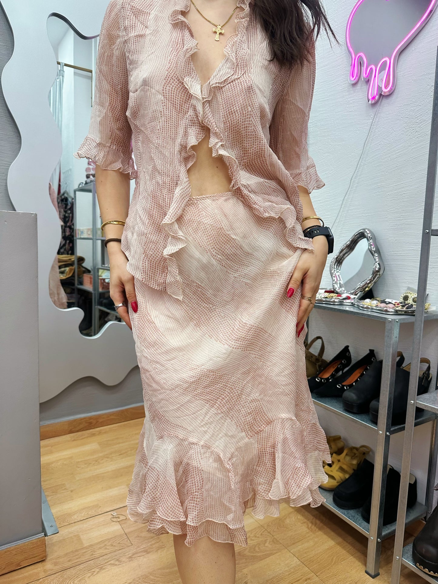 Silk two piece set