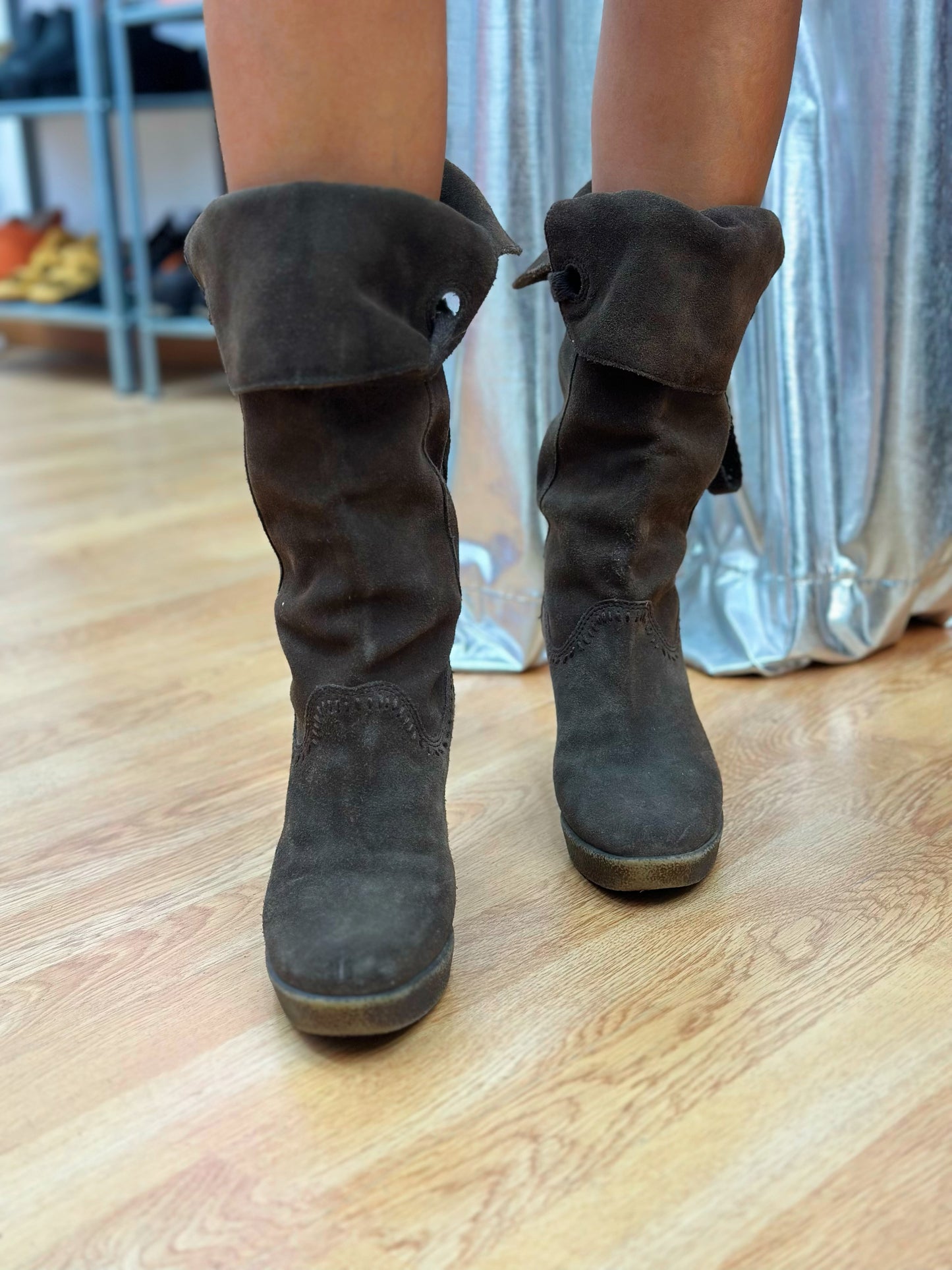 Replay leather boots