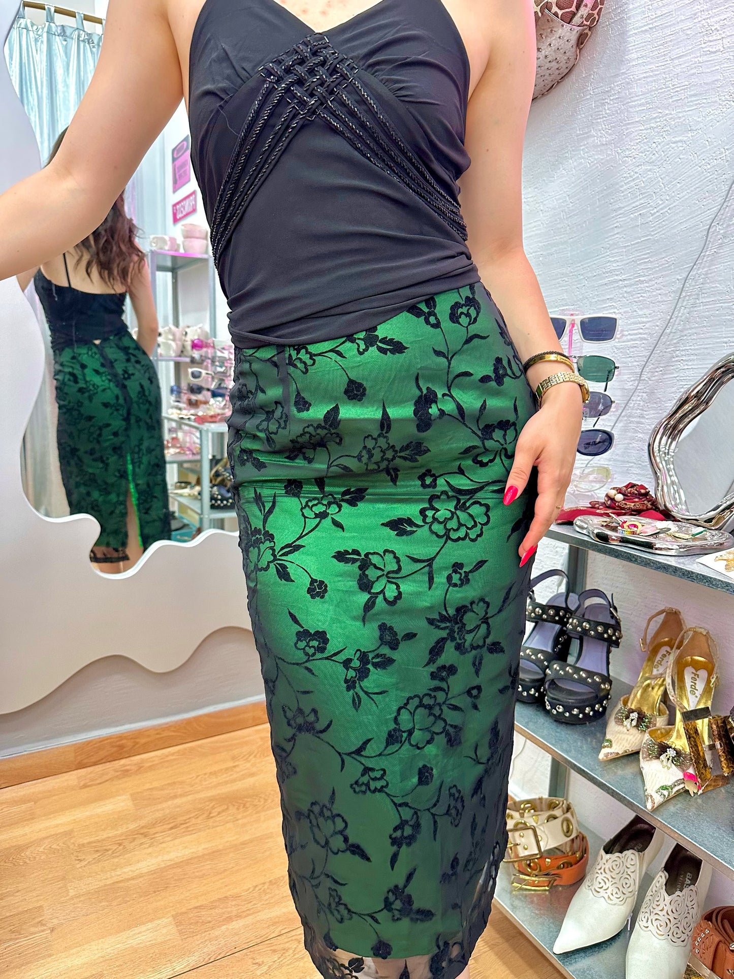 90s pencil skirt