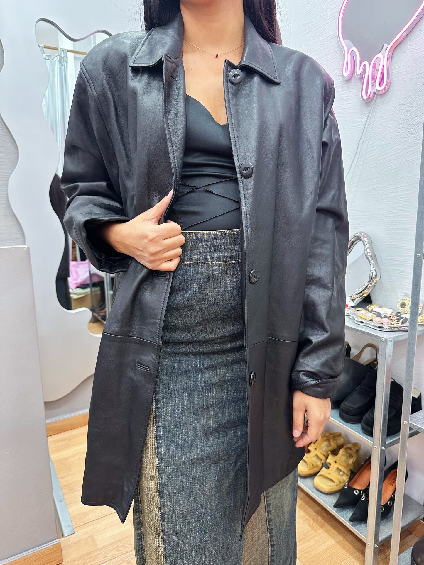 Leather jacket