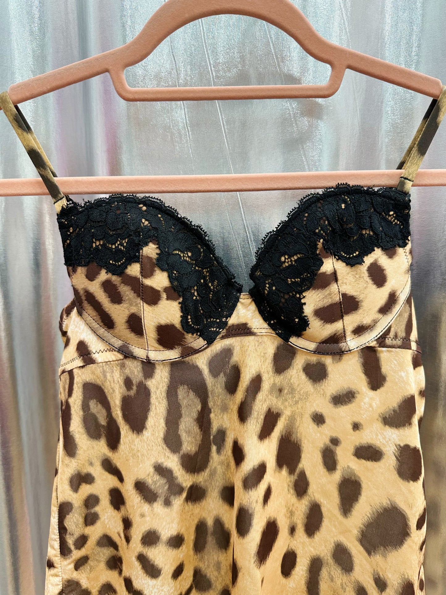 Leopard corset top