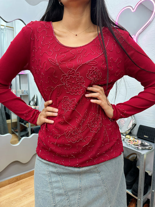 Deadstock embellished top