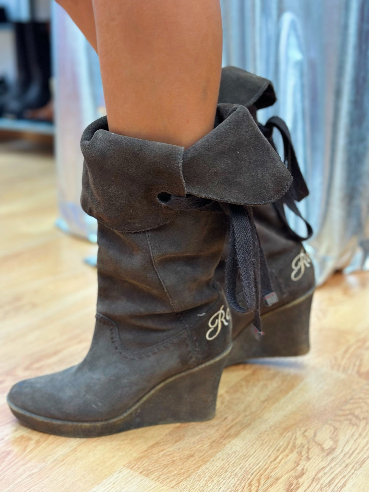 Replay leather boots