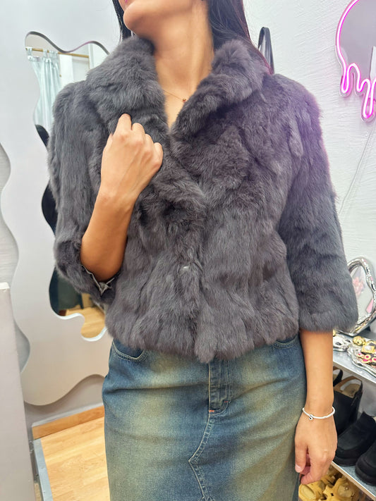 Real fur jacket