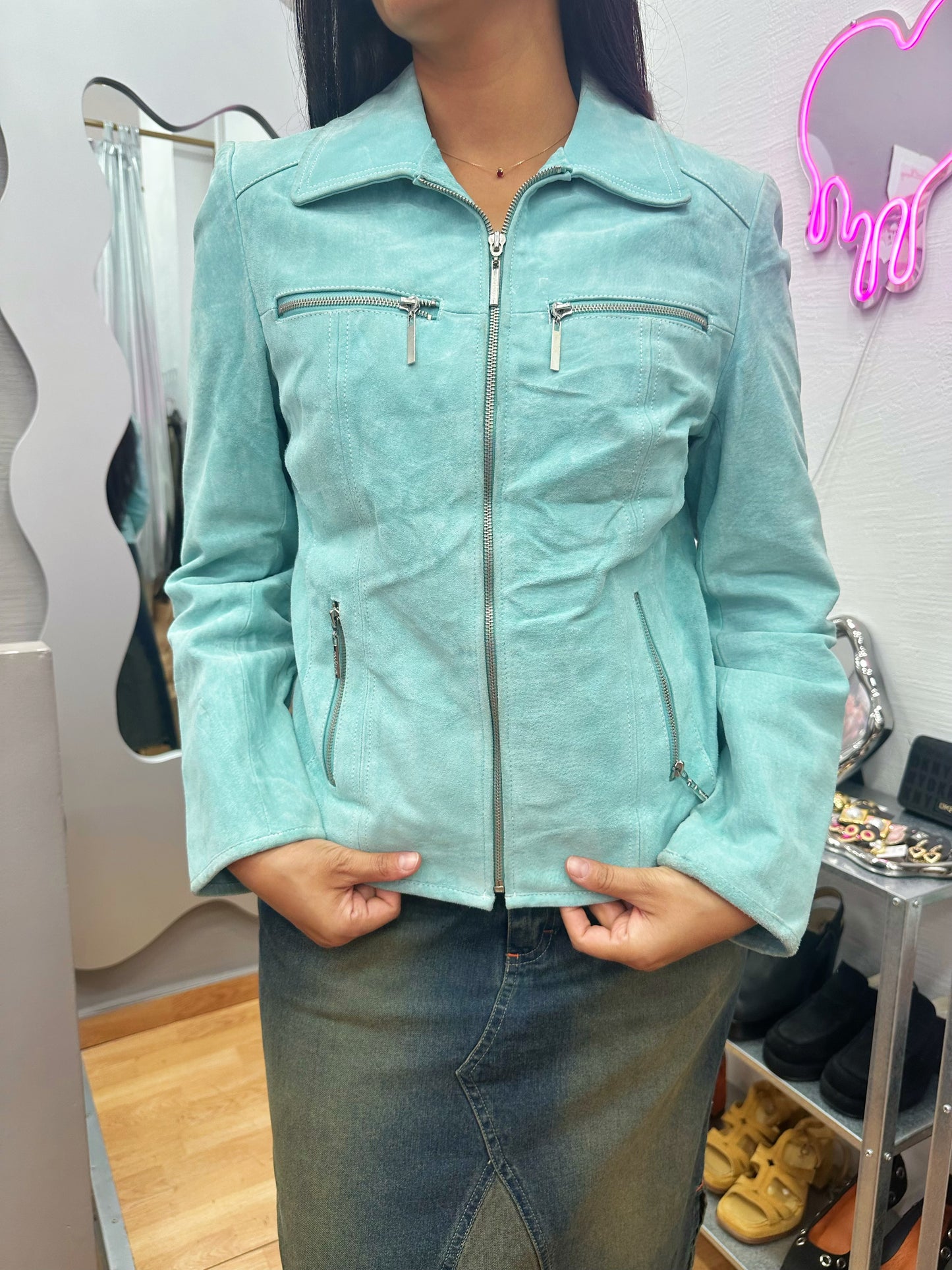 Leather jacket