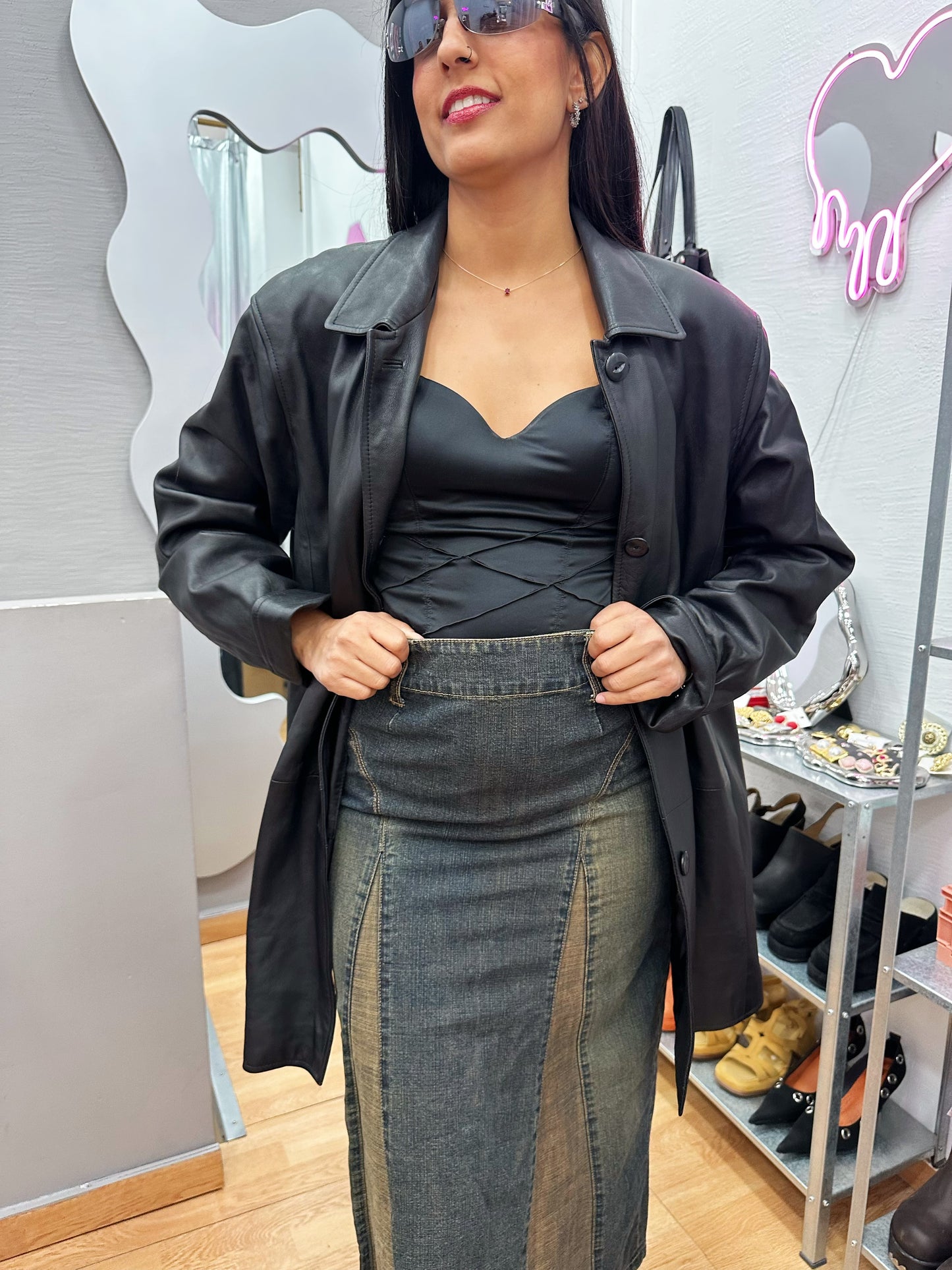 Leather jacket