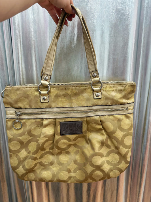 Vintage big coach tote bag