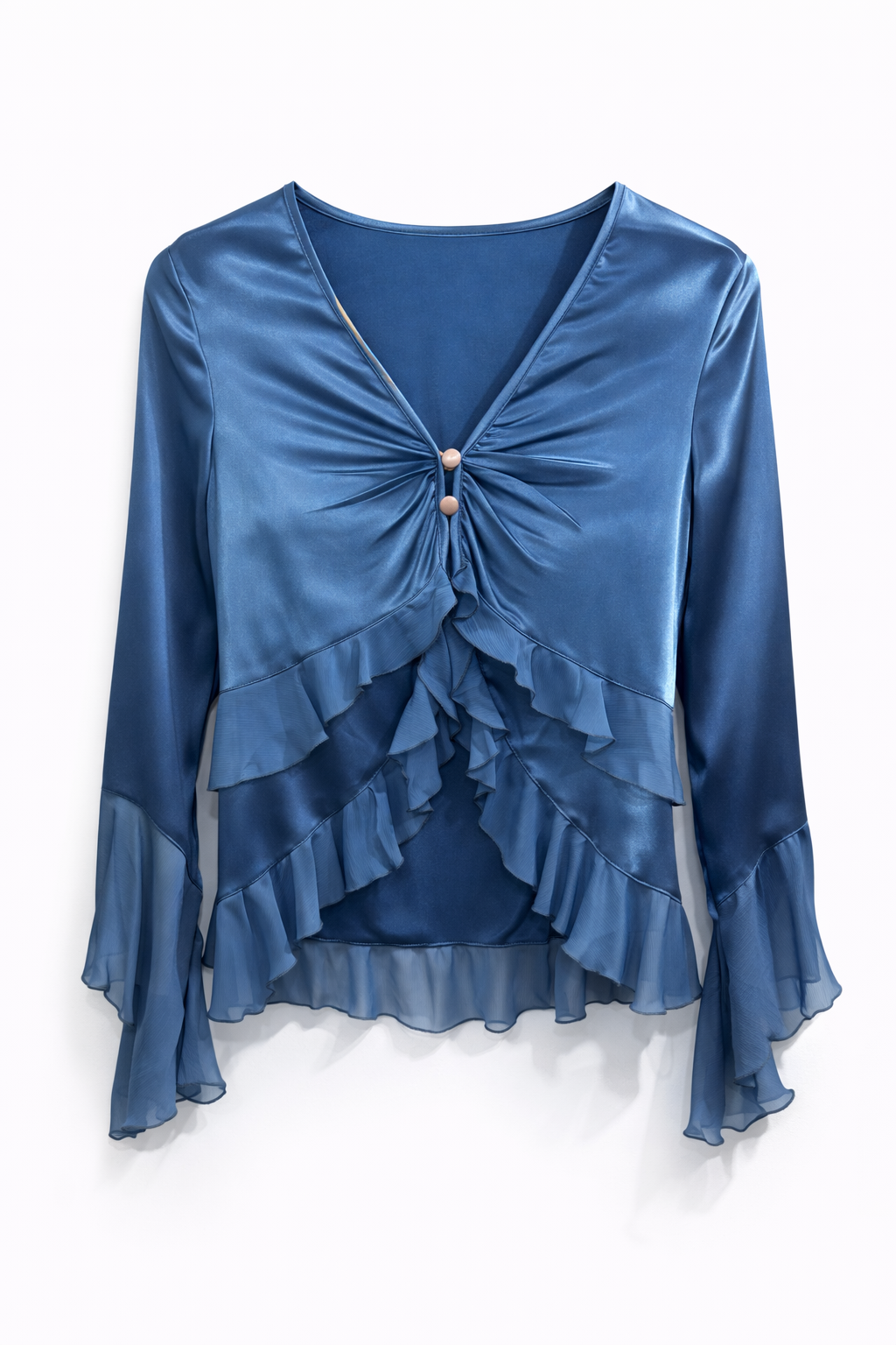 Deadstock satin blouse
