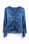 Deadstock satin blouse