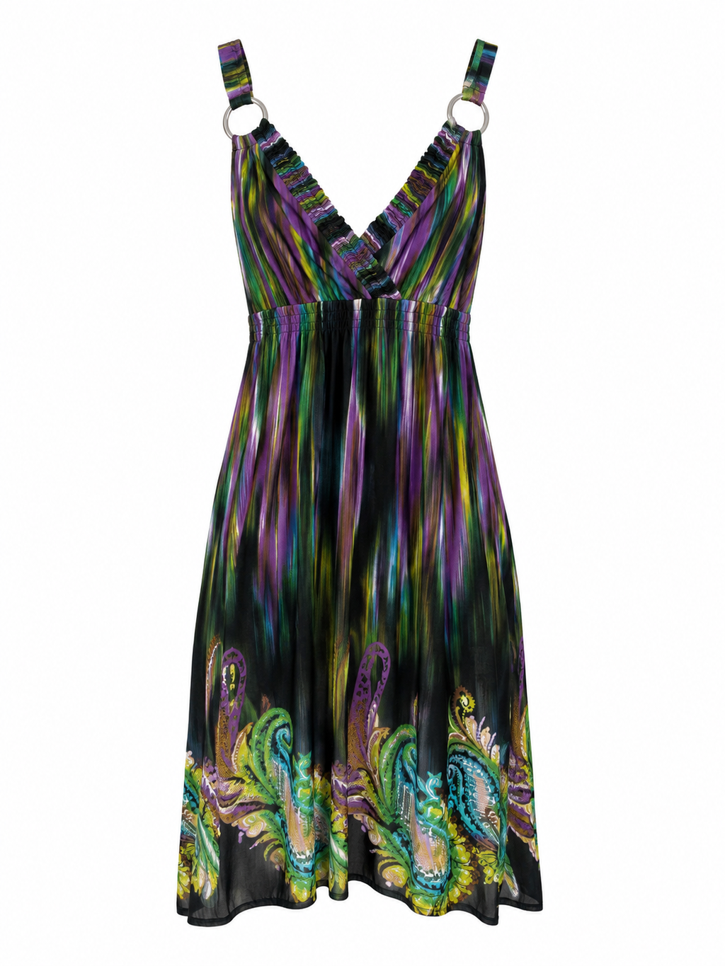 Vintage summer elastic dress