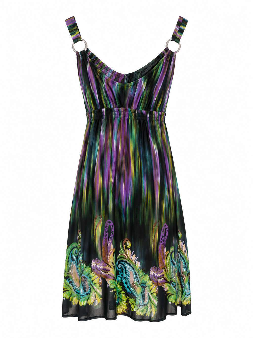 Vintage summer elastic dress