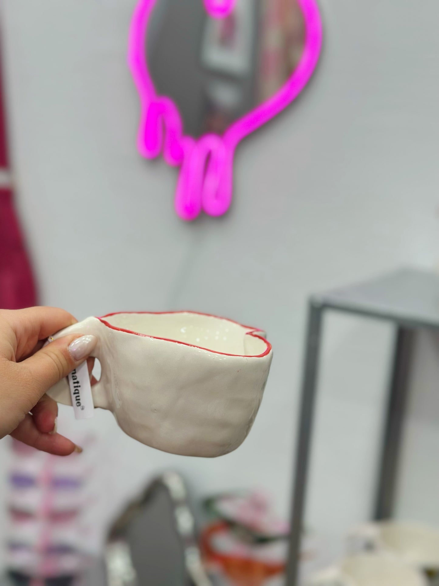Heart shaped mug
