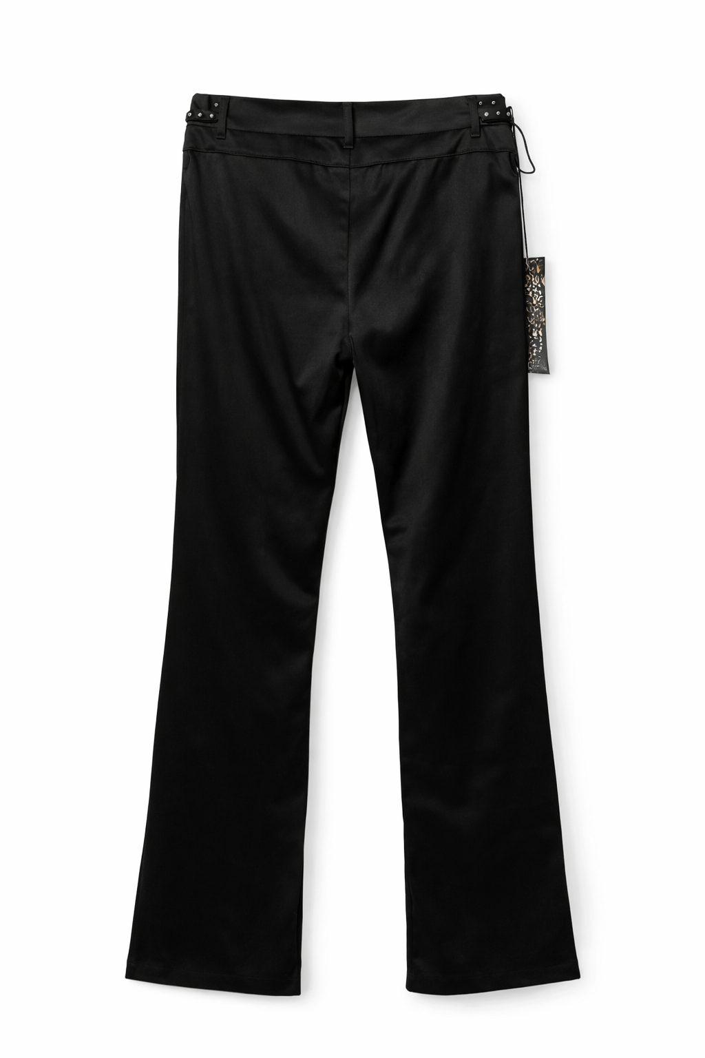 Deadstock office satin trousers