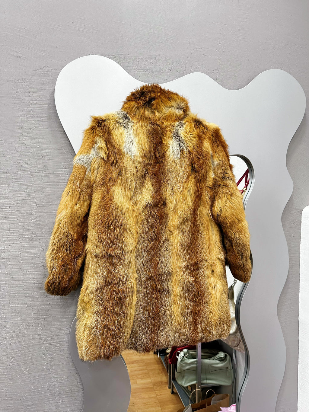 Vintage real fur coat