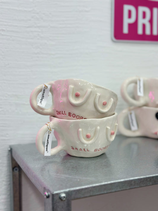 Small boobs big dreams mug