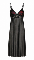 Vintage maxi mesh slip dress