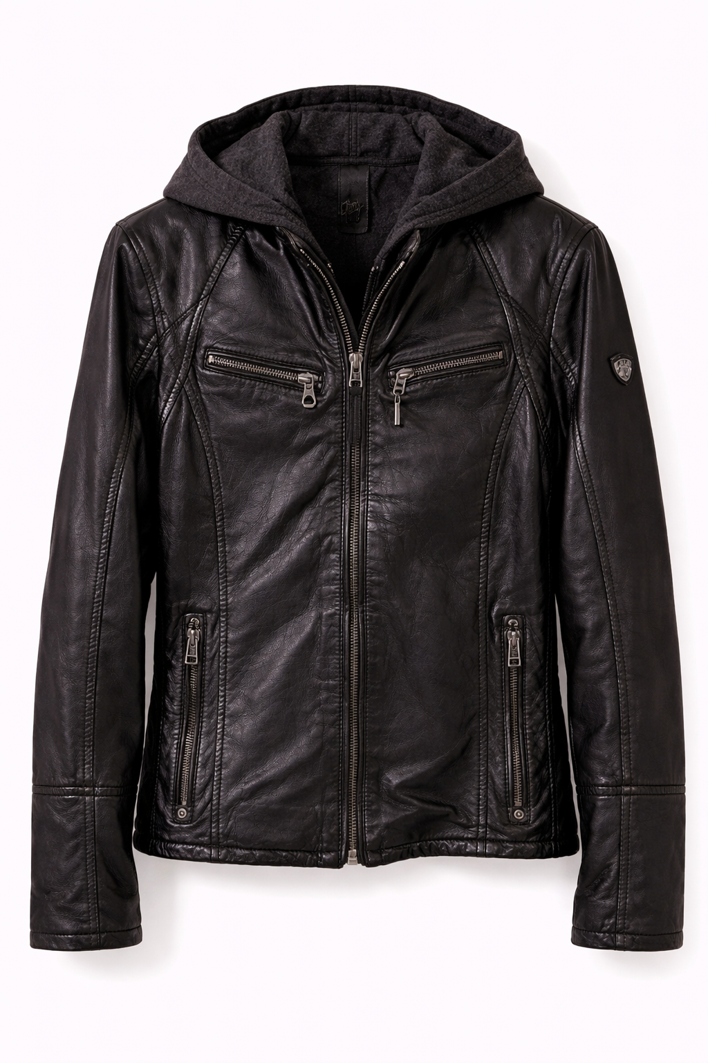 Biker leather jacket