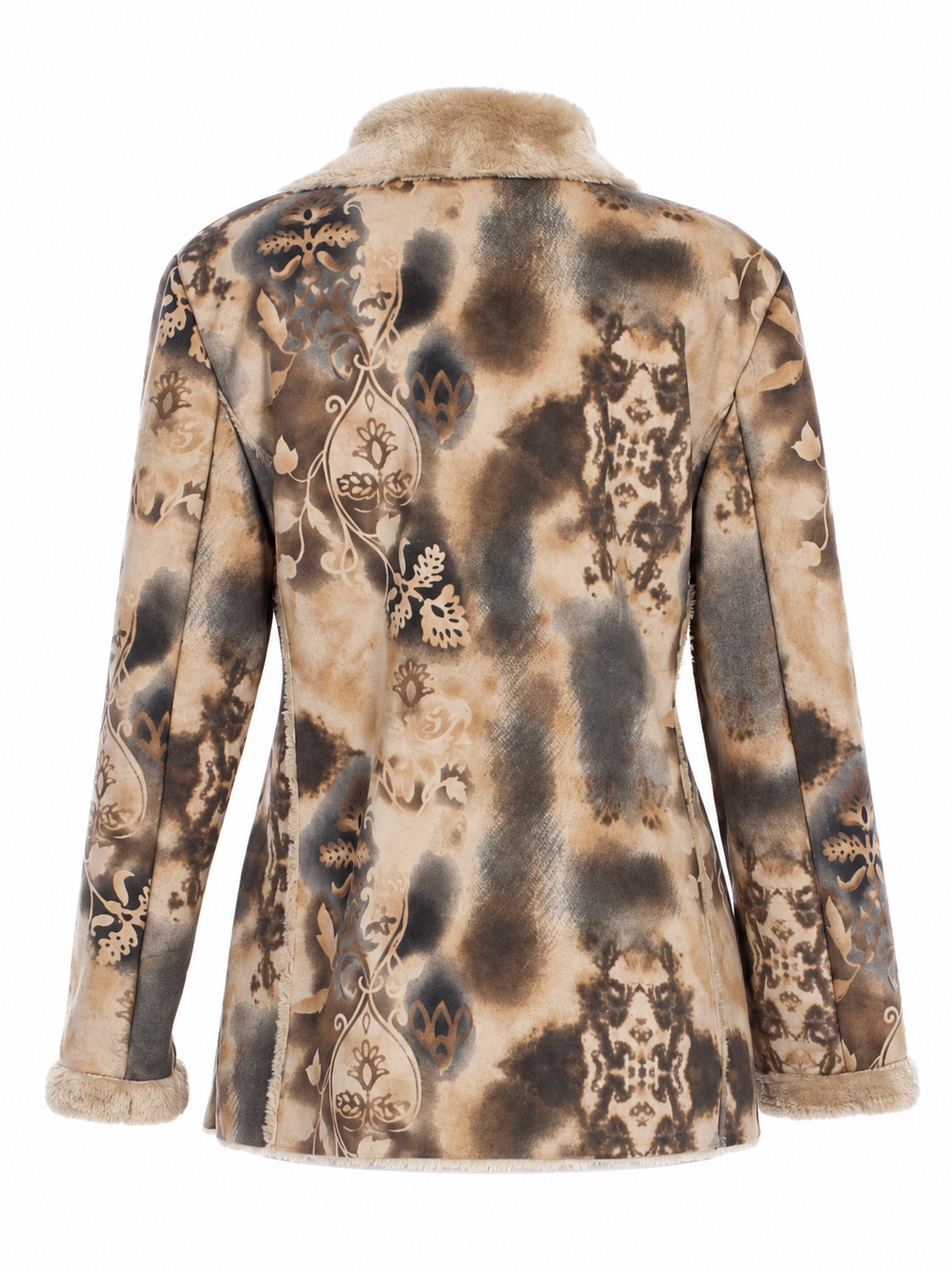 Vintage multi patterned winter jacket