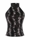 Y2K shimmery top