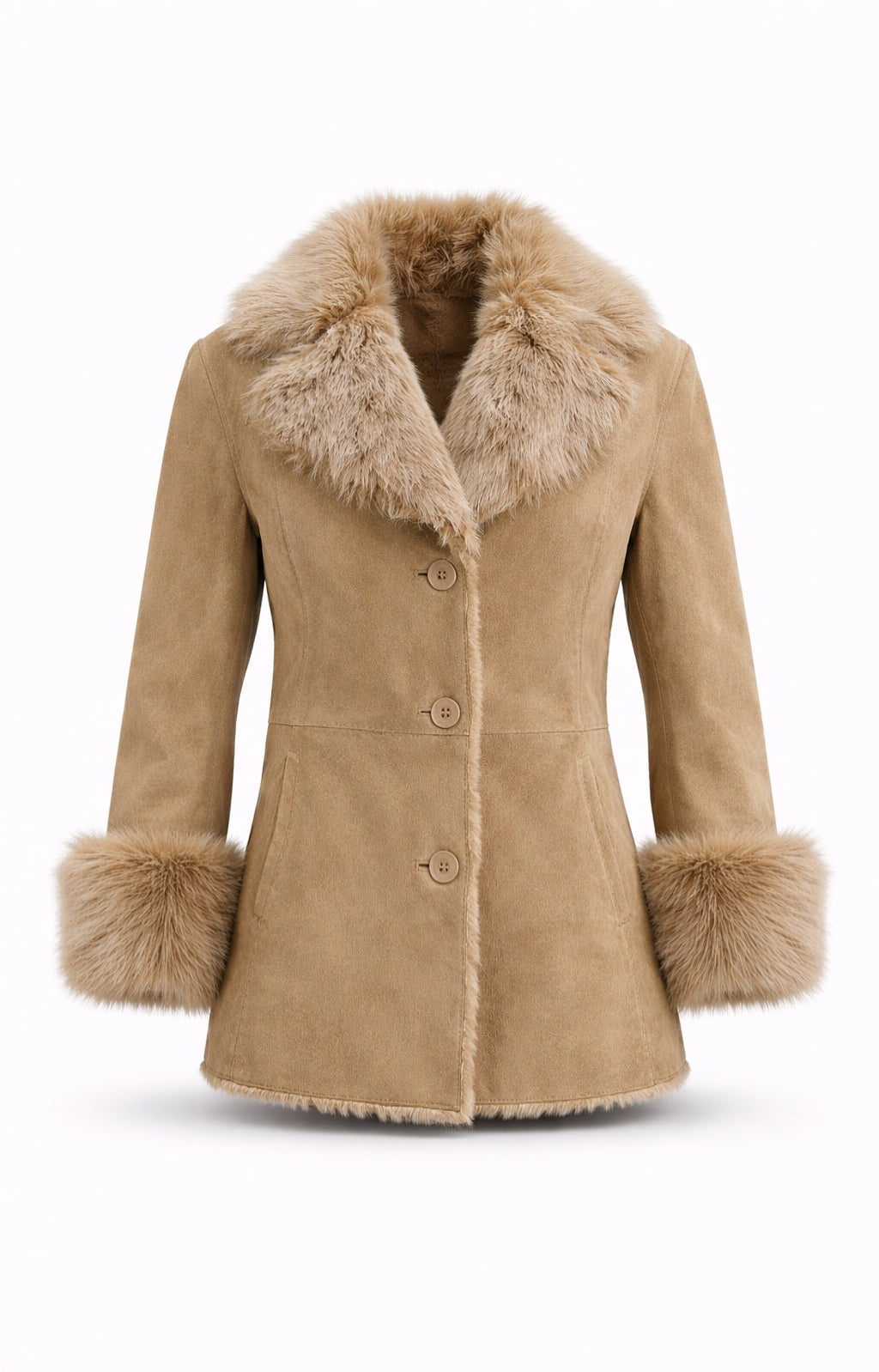 Real leather Afghan jacket