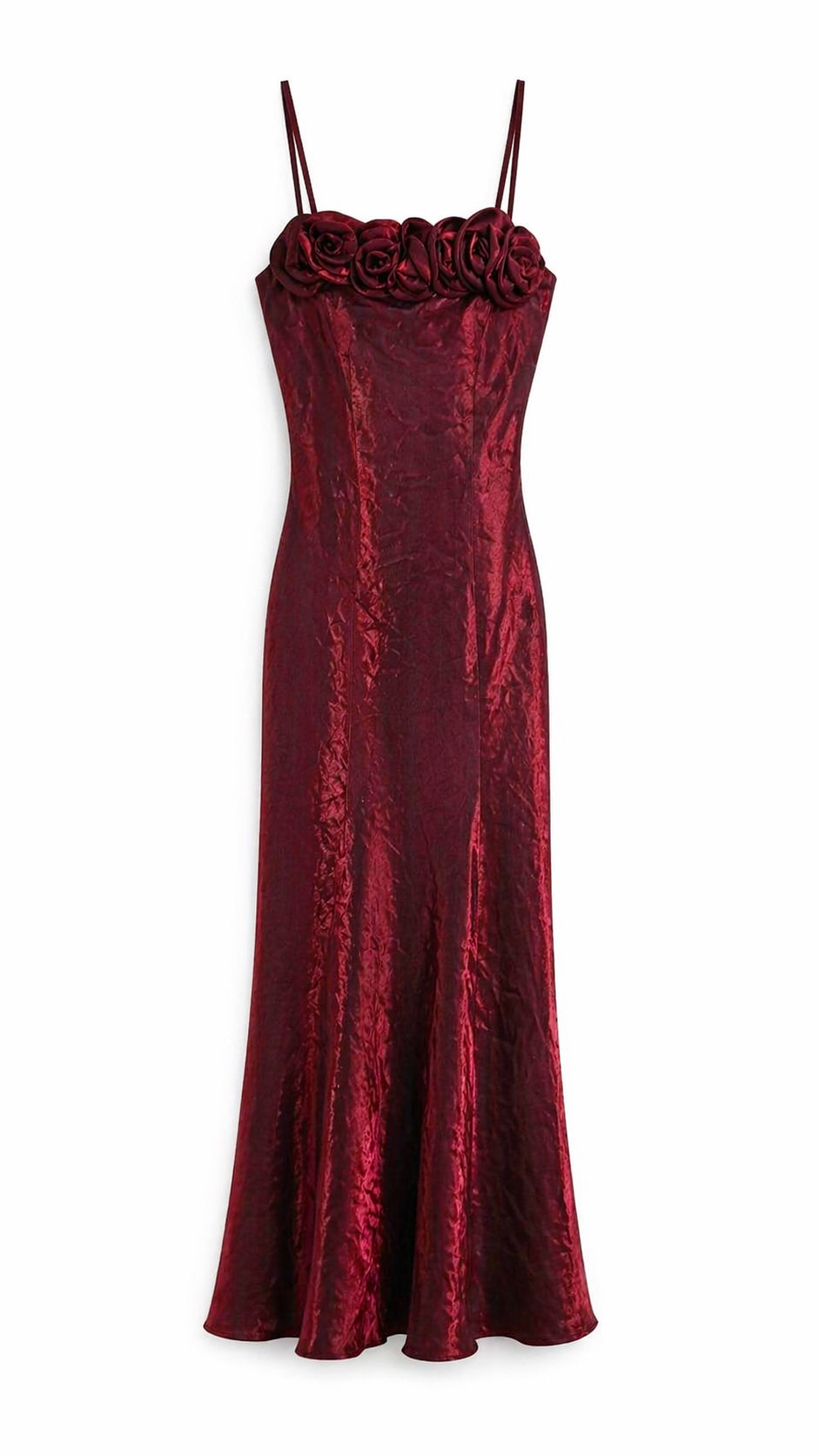 Vintage metallic floral dress