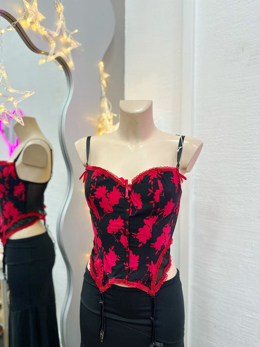 Floral corset
