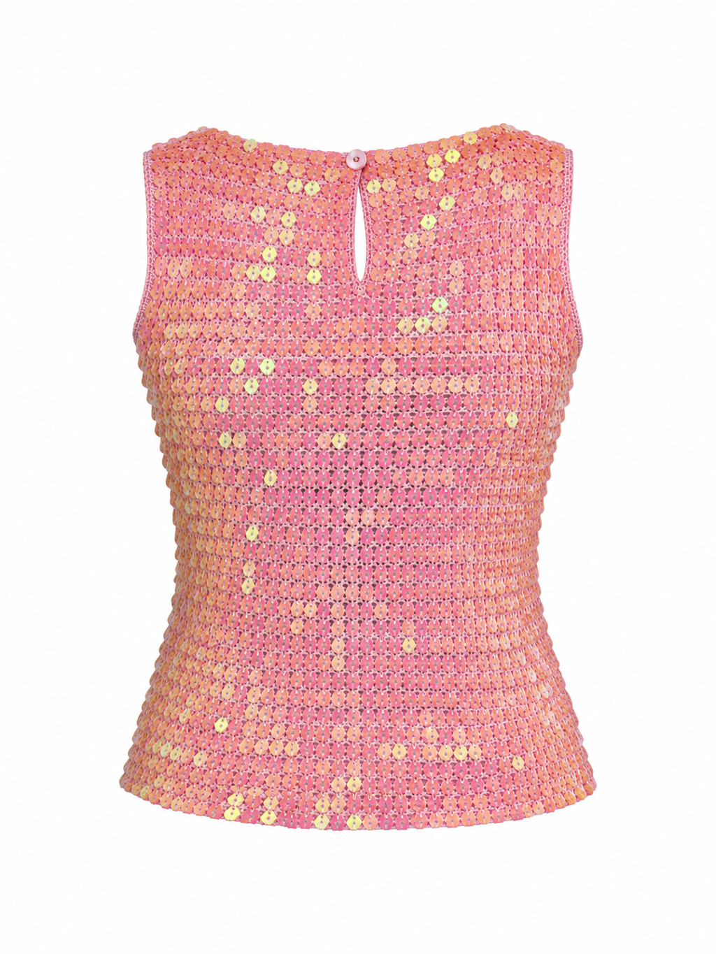 Crochet blouse with beads