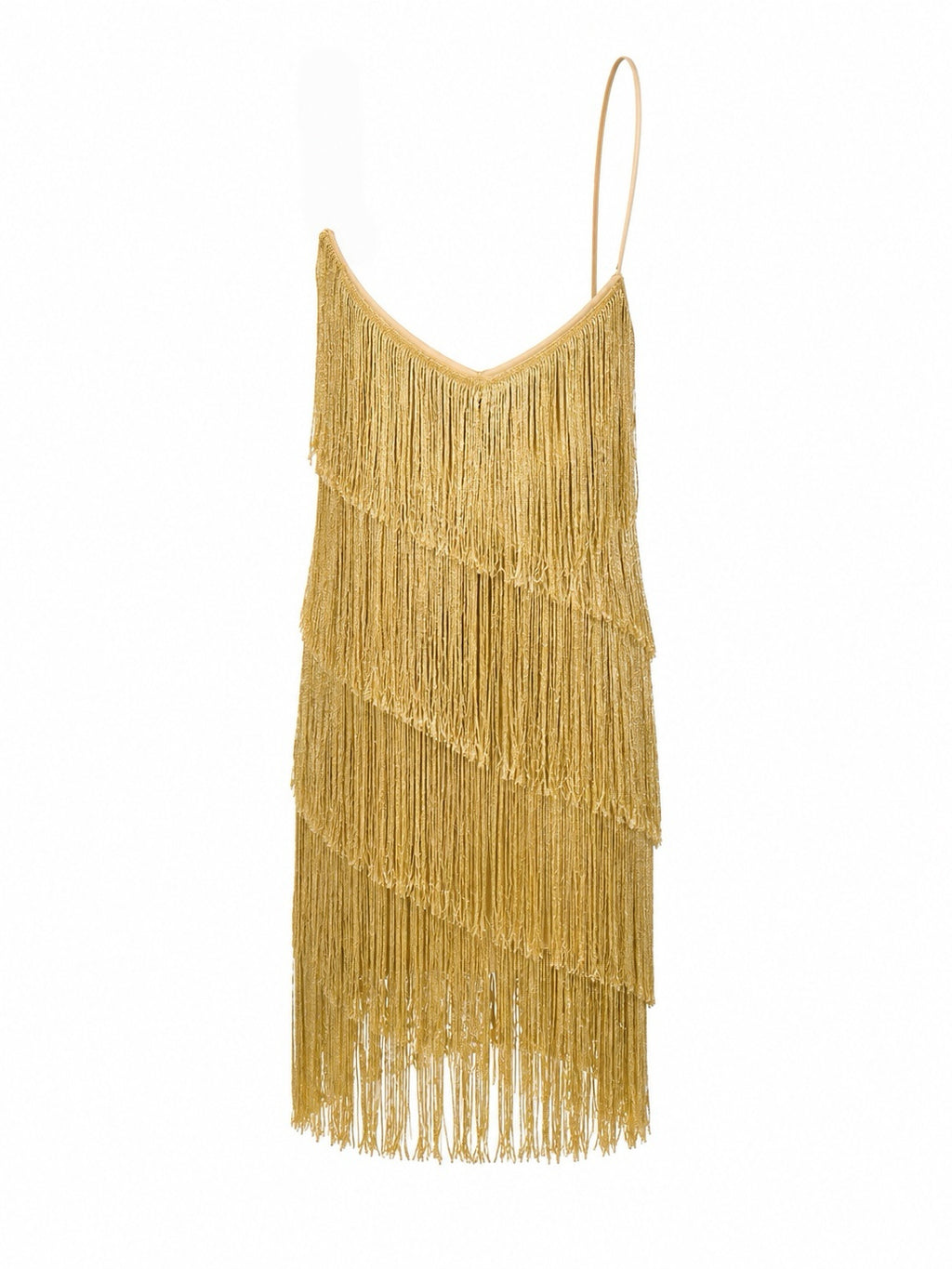 Shimmery fringed dress