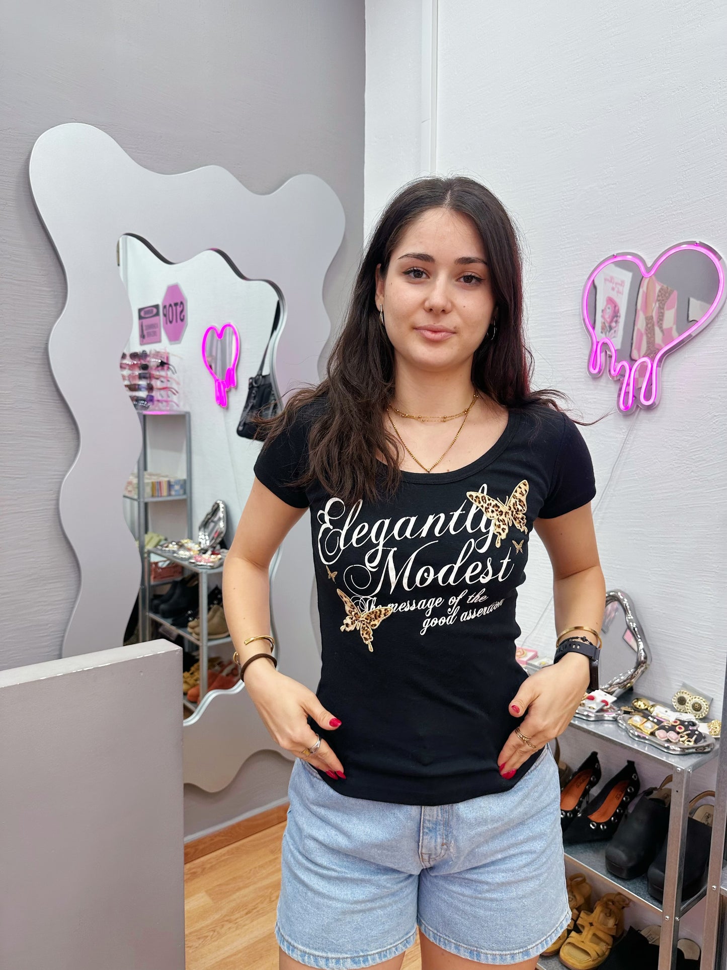 Cute graphic tee