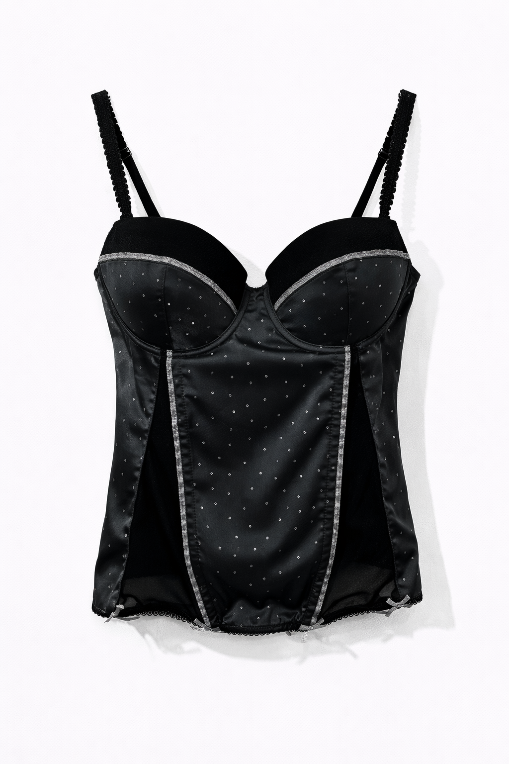 Satin corset