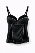 Satin corset