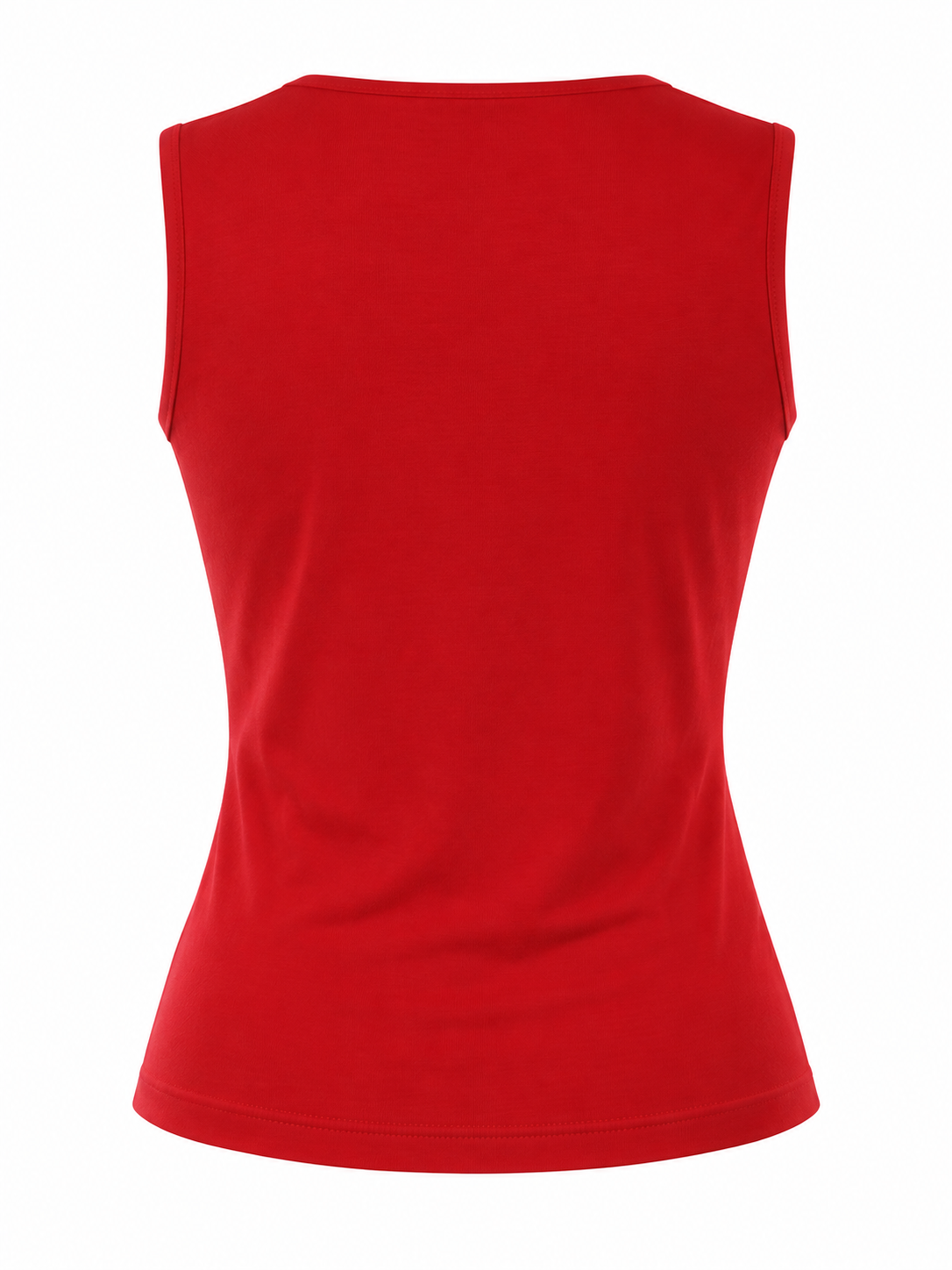 Draped sleeveless top