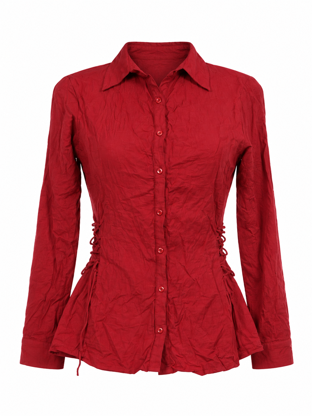Side corset effect shirt