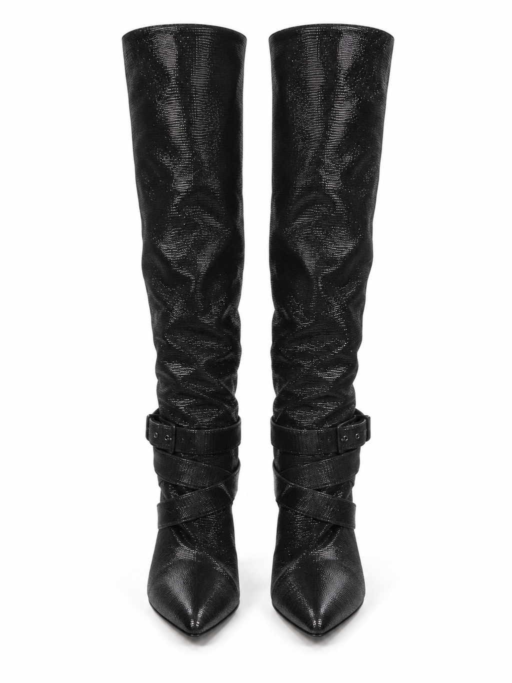 Leather unworn boots