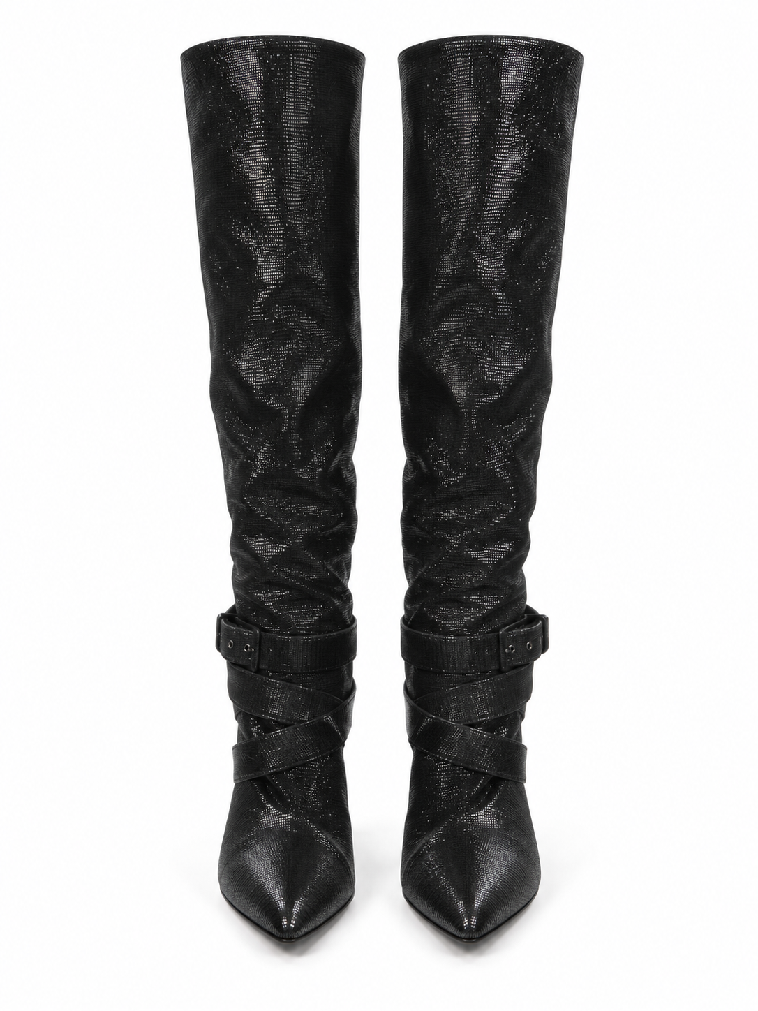 Leather unworn boots