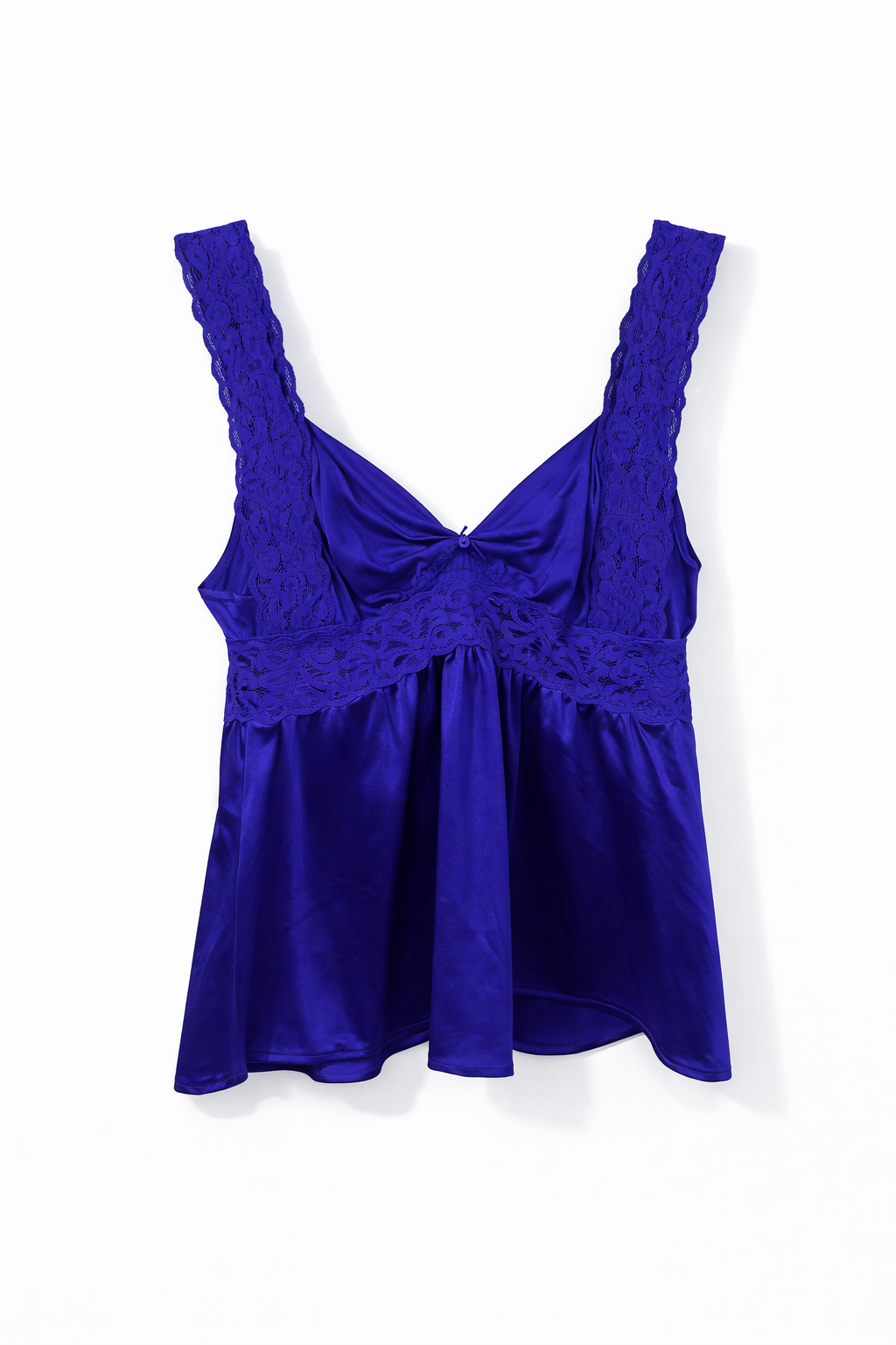 Satin & lace cami top