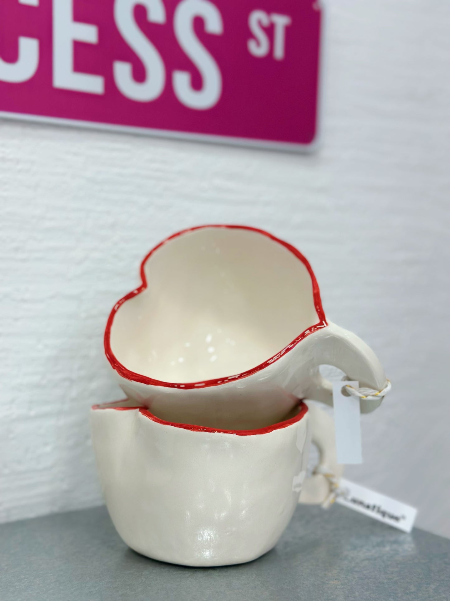 Heart shaped mug