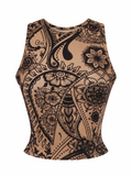 Tattoo effect top