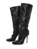 Leather unworn boots