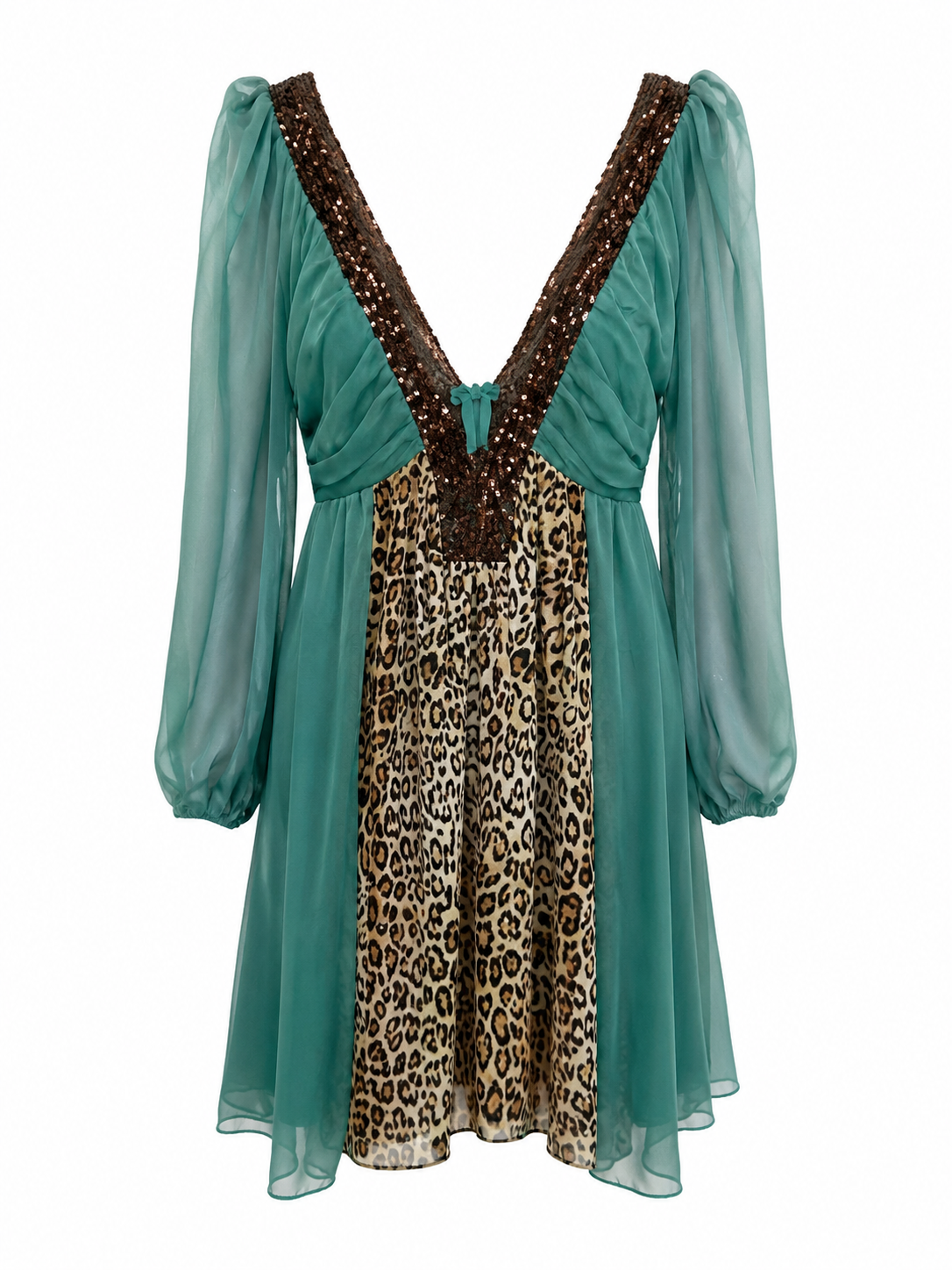 Cinema silk mini dress