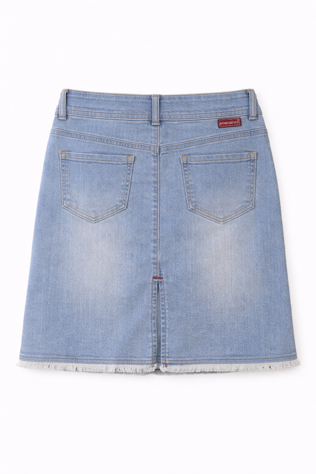 Mini belted skirt